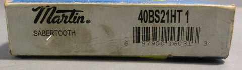 MARTIN SPROCKET & GEAR INC 40BS21HT 1 1" Bore Sprocket Steel