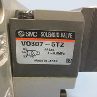 SMC VEX1501045TZ Regulator Valve w VO3075TZ Solenoid Valve 24V VDC