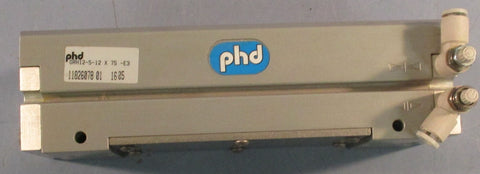 PHD GRH12-5-12 X 75 -E3 Pneumatic Parallel Gripper 6-1/8" Length 1-7/8" Width