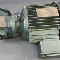 SewEurodrive 1.5HP Electric Motor DFT90S4 + Gear Reducer SAF37DT90S4 10.23:1