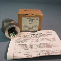 Spirax Sarco Check Valve 1" NPT STD 3.1 DCV41