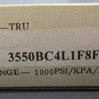 TelTru 3550BC4L1F8FE Pressure Guage 1000 PSI 3 1/2 " Dial 1/4 NPT Lot of 10