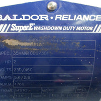 Baldor Reliance 35MM610G073G1 Brake Motor Stearns 1056134Q0BQF  7/8" Shaft Dia