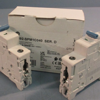 Allen Bradley 1492SPM1C040 1 Pole 4 AMP Circuit Breaker Series D QTY 2 In Box