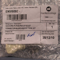 MARKEM IMAJE Compatible 1PENM6092P CONNECTOR-RECUP/BLEED-FOR TWIN JET ENM6092