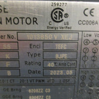 Worldwide Electric PEWWE318182T 3Phase Induction Motor 3HP 11/8" Shaft Dia