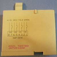 Opto 22 Snap I/O SNAPIDC5D 4 Channel DC Input Module 2.528VDC 5VDC Logic