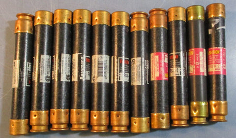 Bussmann Fusetron FRS-R-2 Dual Element Current Limiting Time Delay Fuse (11 Lot)