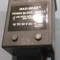 Banner RPBT1 MaxiBeam Power Block PhotoElectric Emitter Sensor 1030VDC 25697