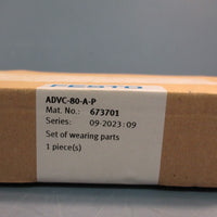 FESTO 673701 ADVC-80-A-P Repair Cylinder Kit Wear Parts (Seals, O-Rings, Lube)
