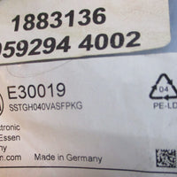 (Lot of 2) IFM E30019 Straight Male 4Pin Wiring Plug SSTGH040VASFPKG