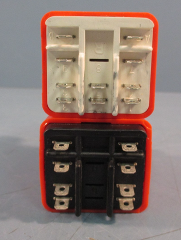 Lot of (2) NCC K1K30661 Time Delay Relay, Solid State, 10 Blades, 0.330 Sec