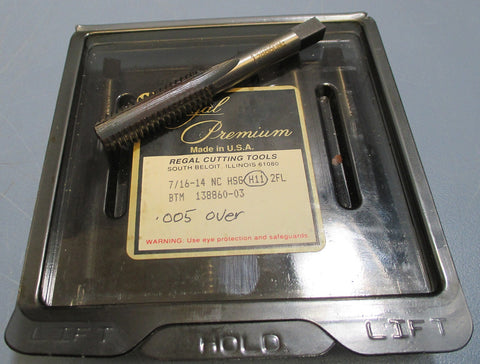 Pack of 6 Regal Bottoming Taps 7/16-14 NC HSG H11 138860M 2FL