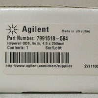 Thermo Electron Agilent 7991618584 ODS Hypersil Column 250mm x 4.6mm 5um Sealed