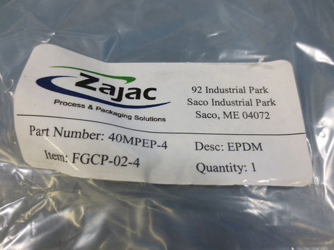 Zajac 40MPEP-4 FGCP-02-4 Sanitary Gasket 4" Inch