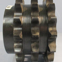 Martin E100B17 Triple Row Stock Bore Sprocket 17 Teeth  4.5in Bore Length 1.25in