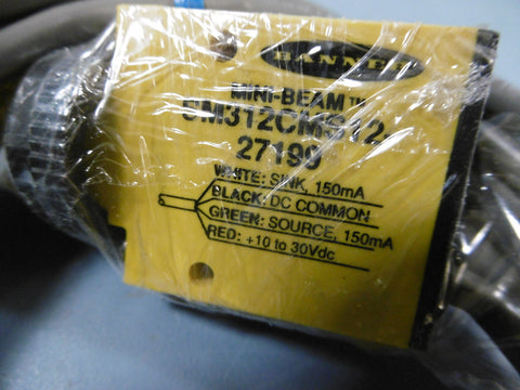 Banner SM312CMS1227199 Photoeye Sensor Switch Mini Beam