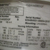Baldor CEWDBM3611T Washdown Duty Motor w/ Stearns Brake 3HP 1-1/8" Shaft Dia