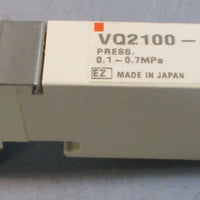 SMC VQ21005 Solenoid Valve Press 0.10.7MPa 24VDC 1W (Lot of 10)