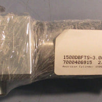 American 1500DBFTS3.004 Pneumatic Cylinder 11/2" Bore 3" Stroke