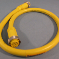 Woodhead 339020A01F0301 9 Pin Male/Female Cordset 7 Amp, 600V
