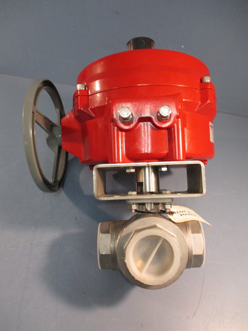 Bray 700200113C3536/A Ser 70 Electric Actuator w/CF8M 800 WOG 2" Ball Valve