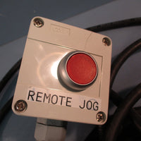 BACO Remote Jog, Pushbutton Control Station, Red Button w/Cordset