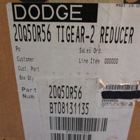 DODGE Tigear-2 20Q50R56 Right Angle Worm Gear Reducer 50:1 ratio 1/2 HP