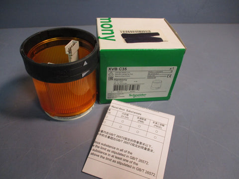 Telemecanique/Schneider Electric XVBC35 Stack Light, Orange IP66 12230V