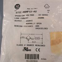 Allen Bradley 872CN8NP12A2 Ser A Photoelectric Sensor 1030VDC 8mm Sensing Dis