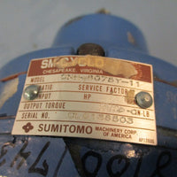Sumitomo Drive Technologies CNH6075Y11, 11:1 Ratio Inline Speed Reducer
