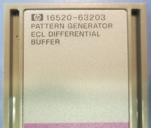 HP Hewlett Packard 1652063203 Pattern Generator EXL Differential Buffer