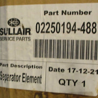 Sullair 02250194-488 Separator Element Mist Eliminator 30" L x 8" Dia