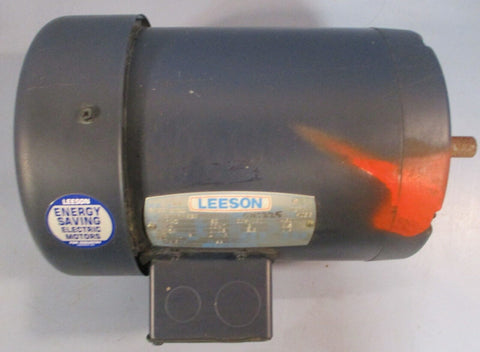 Leeson 110275.00 3 Phase Motor C6T11FB3E 3/4HP 1140RPM 60HZ 5/8" Shaft Dia