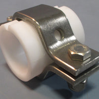 Lot 4 Tube Hangers 11/2" 1.5" PVC Insert and Coated Steel w/ Hardware NWOB