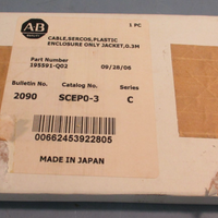 Allen-Bradley 2090-SCEP0-3 Kinetix Fiber Optic Cable, 0.3m, Ser C, 195591-Q02