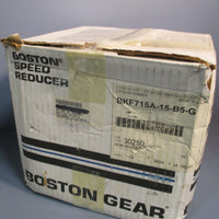 BOSTON GEAR GEARBOX NEMA MOUNTING 56C RATIO 15:1 BKF715A-15-B5-G