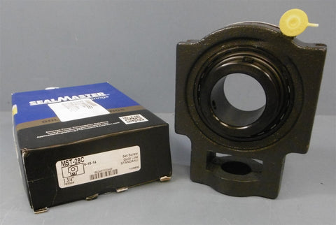 SealMaster Takeup Bearing: MST28C, 13/4" Dia Shaft