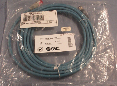 SMC Cable, Ethernet Cable, M12 EX9-AC050EN-PSRJ