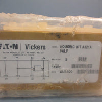Eaton/Vickers Hydraulic Assembly Housing Kit 321A Valve 02184910 Rev D