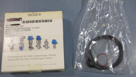 GEA Tuchenhagen 221-003888 Seal Set for GEA Valves H A ISO26,9