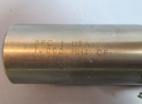 BFC 1" HH4 Cobalt Roughing Notched 6 Flute End Mill Used