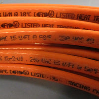 Thermon Parallel Self Regulating Heating Cable HTSX 15-2-OJ 240VAC 15 W/Ft 90' L