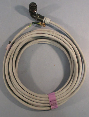 Lapp Kabel E100338 Shielded Conductor Cable 9m Long Approx W/90° 4-Pin Connector