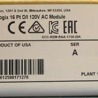 Allen Bradley 1756-IA16 Ser A 3.004 ControlLogix 16Pt D/I 120V AC Module Sealed*