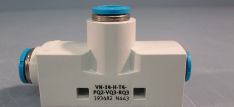 FESTO 193482 VN-14-H-T4-PQ2-VQ3-RQ3 Vacuum Generator N443