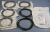 (Lot of 7) Nordson 1100687 3-Wire Solenoid Cable, M8, 5 Meters Long, 24VDC