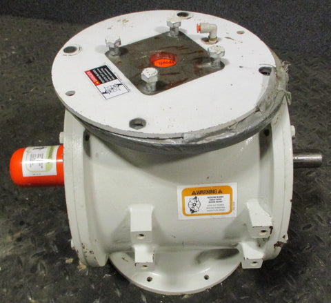 Kice VJ 10X8 Heavy Duty Rotary Airlock Valve VJ 10X8X8 1-3/16" Shaft Dia