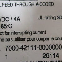 Murrelektronik 7000421110000000 Panel Feed Through ACoded Connector 60VAC/DC