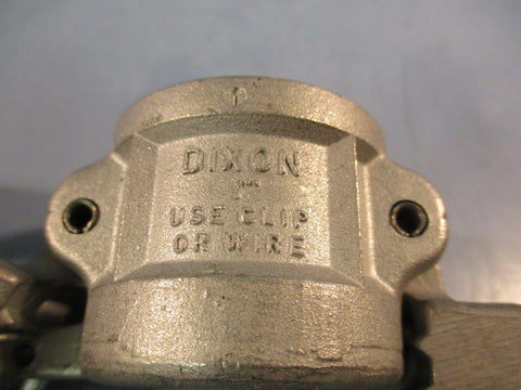 Lot of (2) Dixon C100 316 Stainless Steel Coupler, Use clip or wire